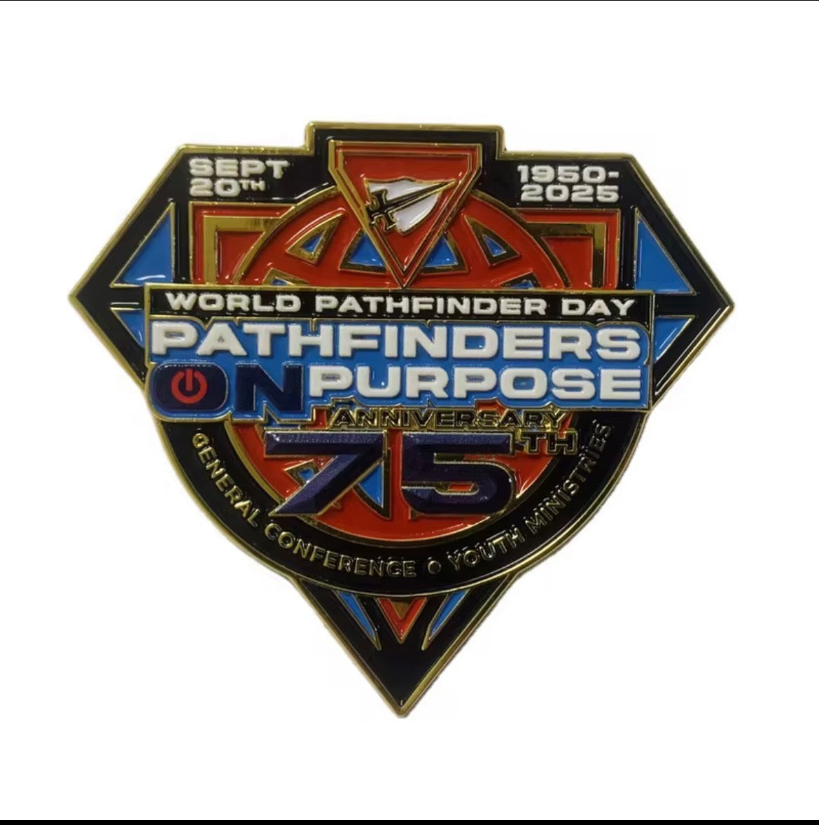 World Pathfinder Day 2025 "Pathfinders on Purpose" Pin
